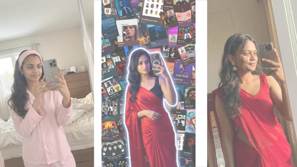 mirror selfie prompt for girl