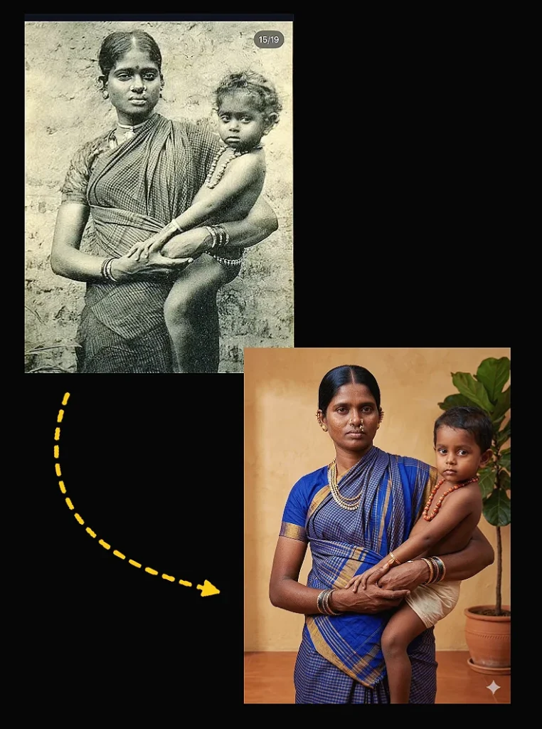 old photo restoration ai prompt free