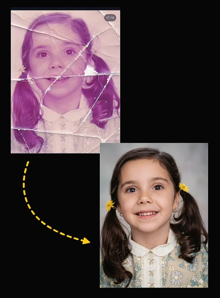 old photo restoration google gemini prompt