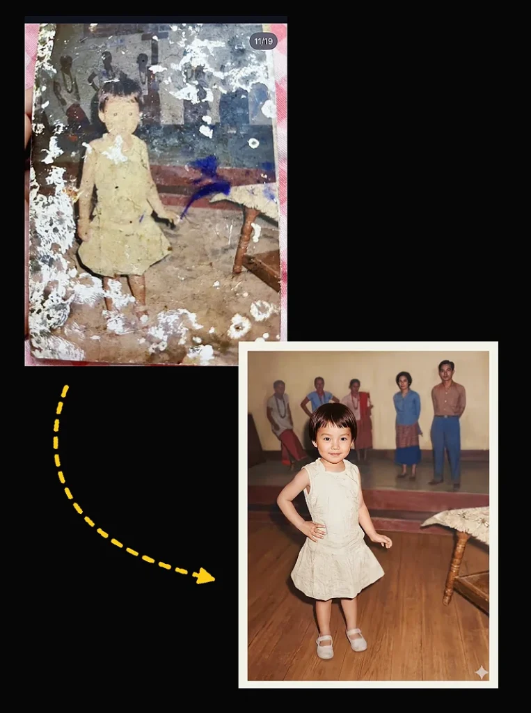 old photo restoration prompt for gemini ai