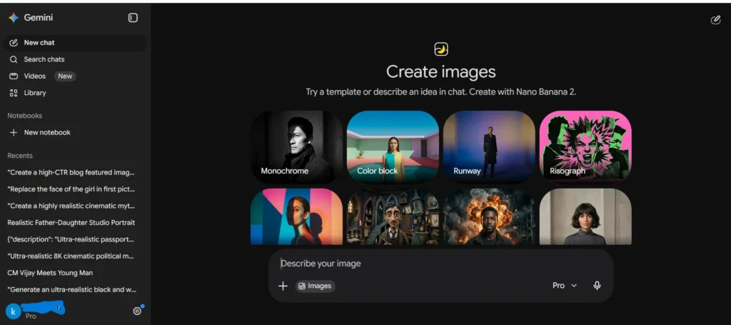 Google AI Image Generator (Gemini)