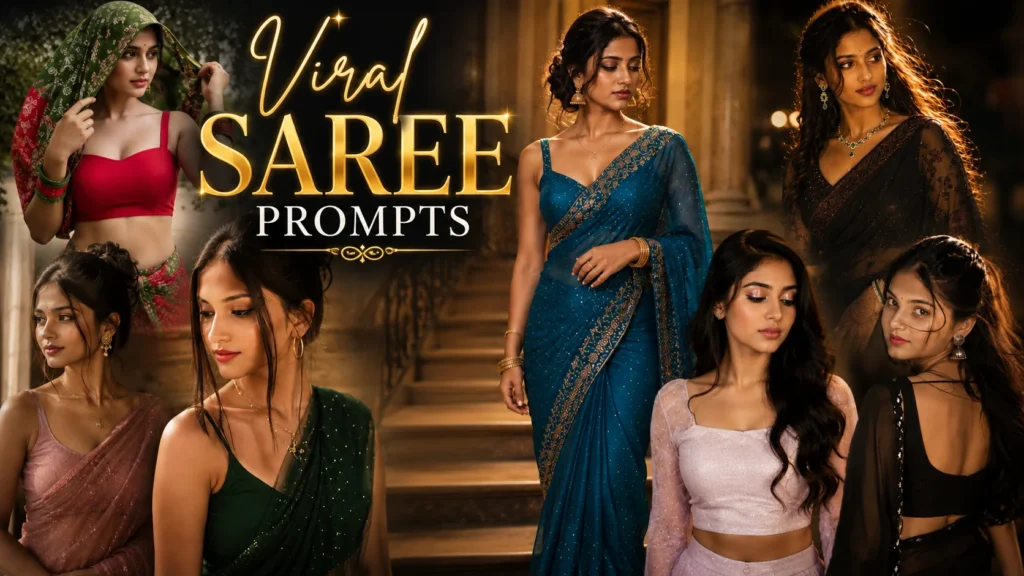 chatgpt photo editing prompts for girl in saree