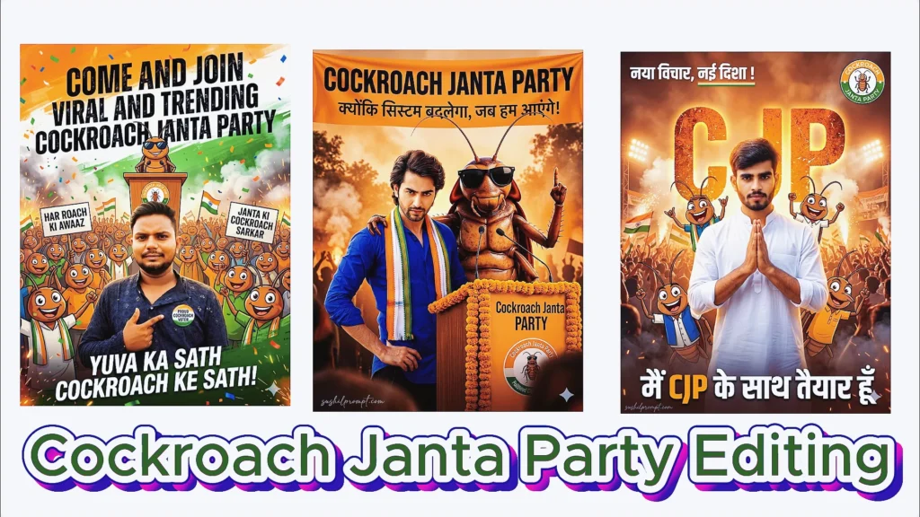 cockroach janta party prompt gemini