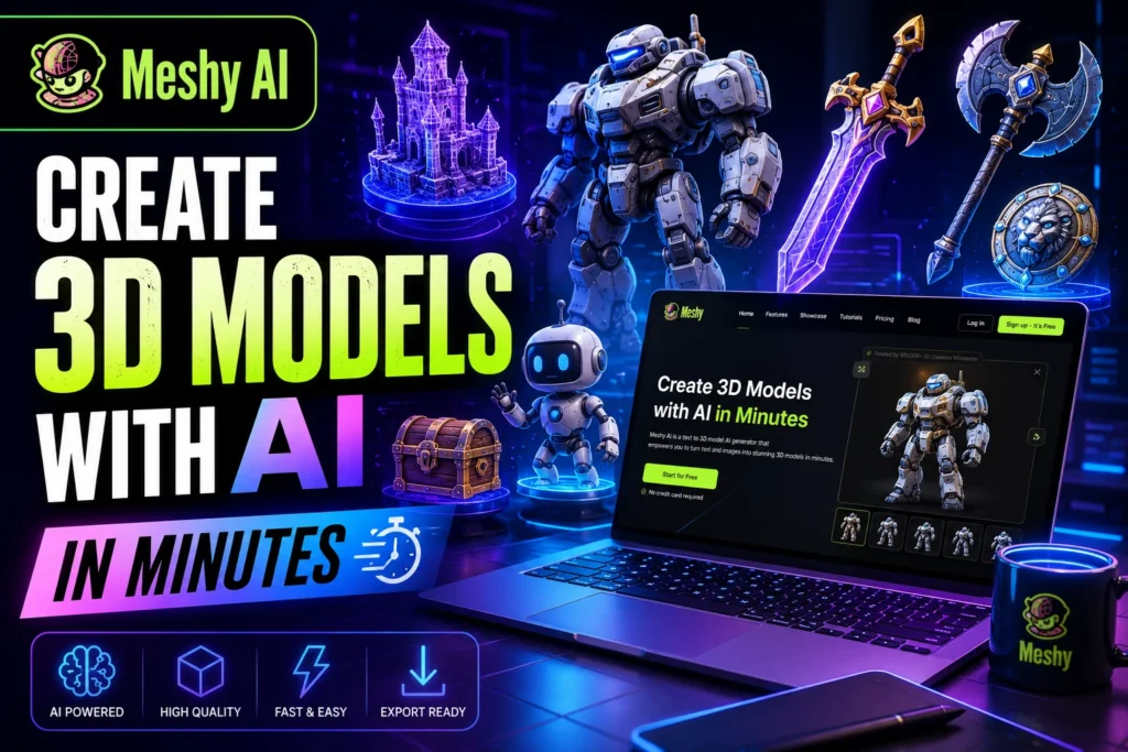 meshy ai 3d model generator