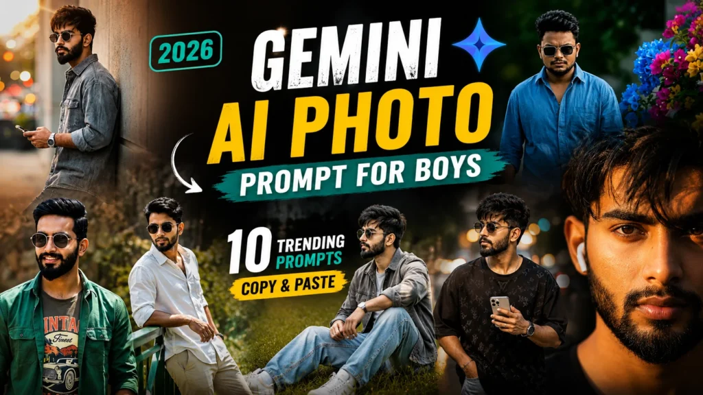 Gemini ai photo prompt for boys