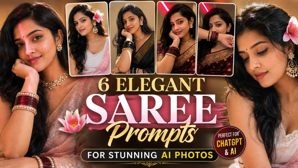 elegant saree prompt chatgpt