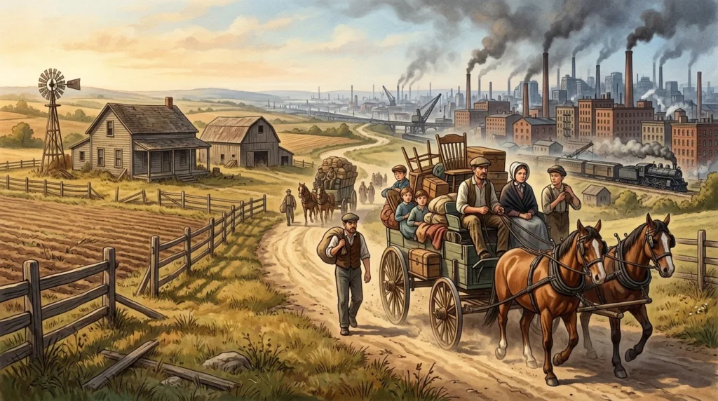 From Farms to Factories The Rise of Urban America