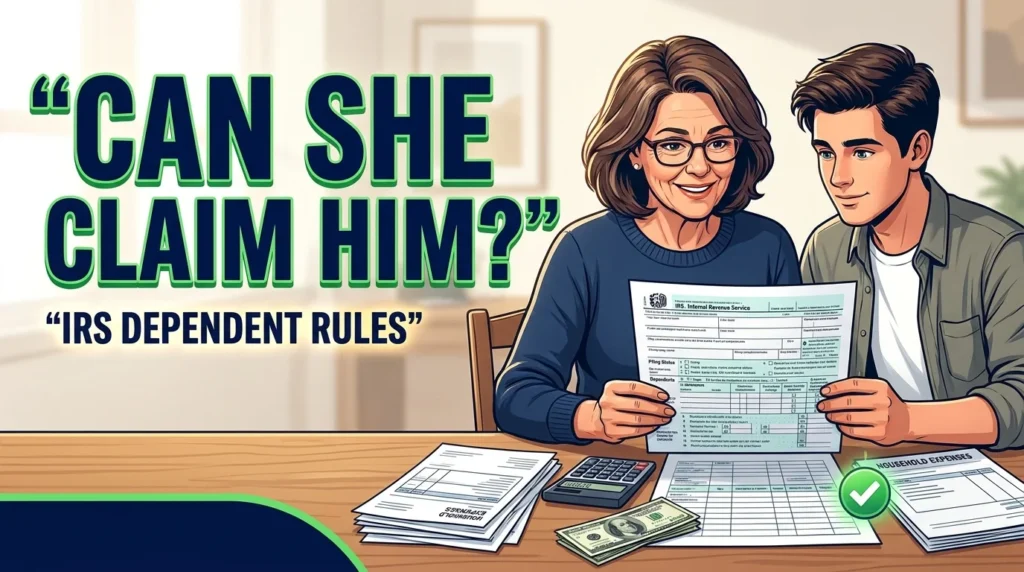 max is 20 years old and lives with his aunt year-round. she pays for more than 50% of his living expenses. for max to be considered a dependent of his aunt, what else must happen?